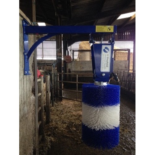 Electric Rotary Cow Brush - Galvanised Electric Rotary Cow Brush - Galvanised