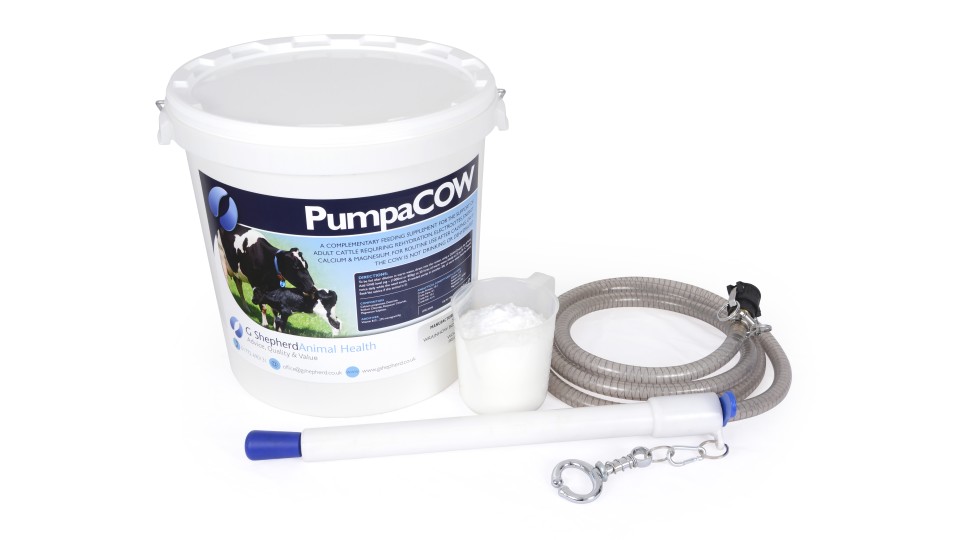 Pumping oral fluids into cows has never been simpler!