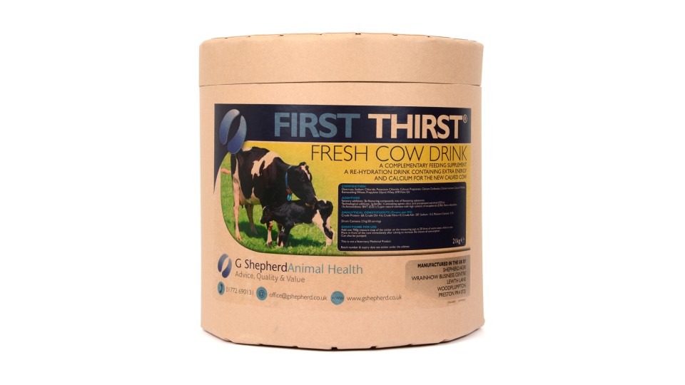 New Bio-degradable packaging for First Thirst FRESH COW DRINK