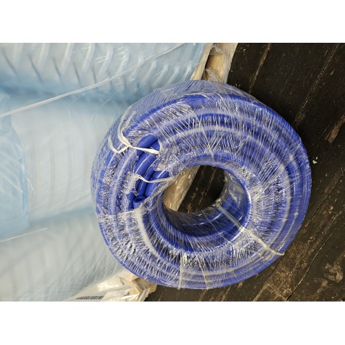 Milk Tube Blue Silicone 16mm internal. 50 m roll