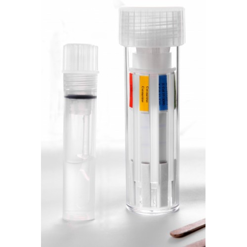 Rainbow Calf Scour Test Kits  . 5 dung tests for on-farm use.