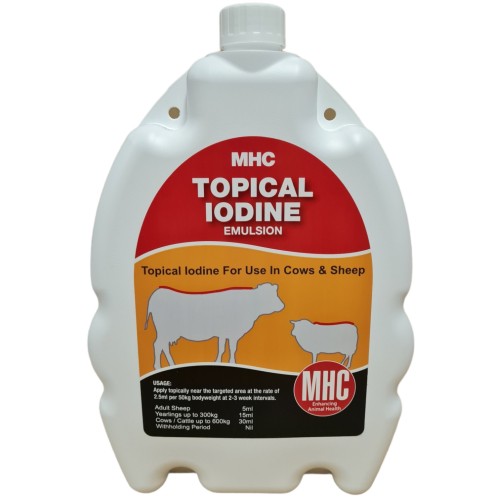Topical Iodine - Iodine pour-on for cattle Topical Iodine - Iodine pour-on for cattle